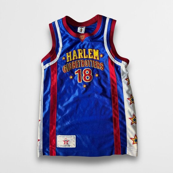 Harlem Globetrotters Basketball Jersey Blue Red White Size XS Men - Picture 2 of 6